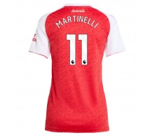 Arsenal Gabriel Martinelli #11 Koszulka Podstawowa damskie 2025-26 Krótki Rękaw